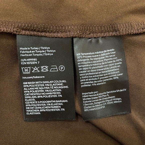 [2for$10] H&M Brown Jersey Thong Bodysuit - MEDIUM - Picture 6 of 8